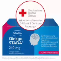 Ginkgo Biloba Stada 240 mg bei Gedächtnis und Konzentrationsstörungen