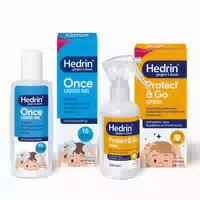 Hedrin Once Liquid Gel Protect & Go Spray Set 1 st Sparset