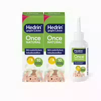 Hedrin Once Natural 2x100 ml