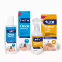 Hedrin Once Liquid Gel Protect & Go 1 Set
