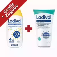 Ladival Allergische Kinderhaut Sonnenschutz Gel Lsf 50 : Sonnencreme für Allergische Kinder und Babyhaut mit Neigung zu Sonnenallergie Ab 6 Monaten, Pflegend, Wasserfest, 200ml