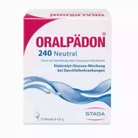 Oralpädon 240 Neutral Elektrolytepulver 10 st