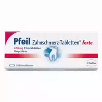 Pfeil Zahnschmerz Filmtabletten Forte 10 St