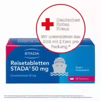 Reisetabletten Stada 50mg Dimenhydrinat bei Reiseübelkeit