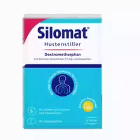 Silomat Hustenstiller Dextromethorphan mit Zitronen Geschmack 7,7 mg Lutschpastillen