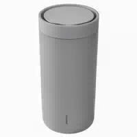 Stelton To Go Click Thermobecher 0 4 l Soft Light Grey