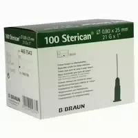 Sterican zur Blutentnahme G21 X 1 Zoll 0,8 X 25 mm Grün
