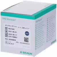 Sterican Standardkanüle Gr 14 G23 X 1 1 4 Zoll 0,60 X 30 mm Blau