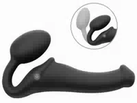 Strapless Strap On „vibrating Bendable“ mit 3 Motoren