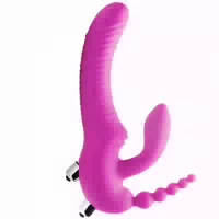 Strap U Regal Rider Triple G Vibrierender Umschnalldildo