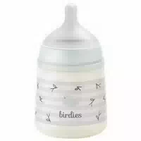 Suavinex Birdies Babyflasche Symmetrischer Sauger Langsamer Nahrungsfluss 0 Monate und Mehr Grün