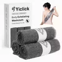Premium Peeling Waschlappen Rückenbürste Schwamm Duschschwam 1 st
