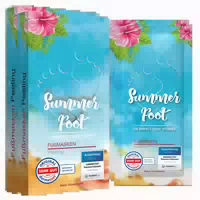 Summer Foot Fußmaske für Frauen im Doppelpack