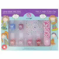 Suncoatgirl Set Nagellacke auf Wasserbasis Modell : Stern