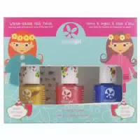 Suncoat Girl Kit 3 Abziehbarer Nagellack auf Wasserbasis 1 Blatt Aufkleber Farbe : Blau