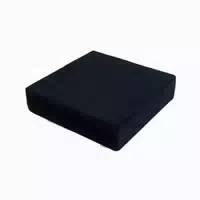 Stuhlerhöhung, Orthopädische Sitzerhöhung, Sitzkissen, Bodenkissen, 40 X 40 X 10cm Schwarz 1 st 1 st