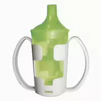 Trinkbecher Mit Tee Und Breiaufsatz, Kurzes Mundstück Grün