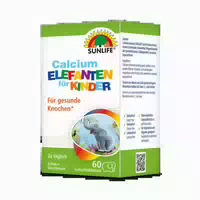 Sunlife Calcium Elefanten Kinder Lutschtabletten 60 g