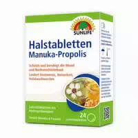 Sunlife Halstabletten Manuka Propolis 24 g