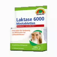 Sunlife Laktase 6000 Fcc Minitabletten 7,2 G