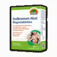 Sunlife Sodbrennen Akut Magentabletten 24 G