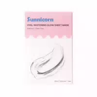 Sunnicorn Hyal Whitening Glow Sheet Mask X 5 Sheets 5stücke