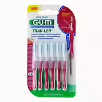 Gum Trav Ler 1,4mm Kerze Pink Interdenta 6 St