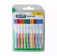 Gum Trav Ler Sortiment Interdentalbürste 9 St