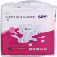 Super Seni Gr 4 Xl Inkontinenzhose für Erwachsene 10 Stück