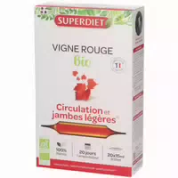 Super Diet Rote Weinrebe Bio Kreislauf Ampullen