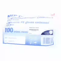 Ampri Med Comfort Pe Einmalhandschuhe Gehämmert