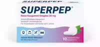 Superpep Wirkstoffhaltiges Kaugummi 20 mg 10 Stück