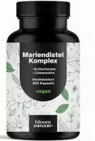 Leber Komplex Testsieger Leber Kur mit Mariendistel, Cholin, Artischocke & Löwenzahn, True Nature