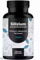 Silizium Hochdosiert 365 Kapseln 3 Monate Vorrat Bloom Naturals
