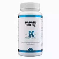 Papain 500 Mg Klean Labs Kapseln