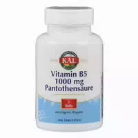 Kal Vitamin B5 1000 mg Pantothensäure Tabletten