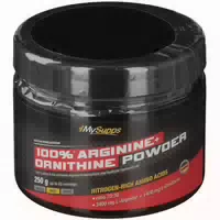 100% Arginine Ornithine Pulver 250 g