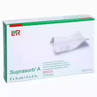Suprasorb A Calciumalginat Kompr 5x5 cm 10 st