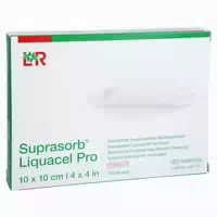 Suprasorb Liquacel Pro 5x5 cm Kompressen 10 st