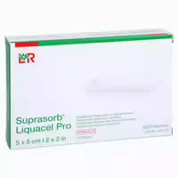 Suprasorb Liquacel Pro 5x5 cm Kompressen 10 st