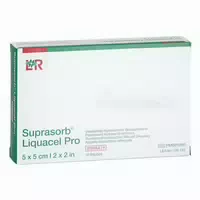 Suprasorb Liquacel Pro Kompressen 5x5 Cm
