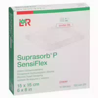 Suprasorb P Sensiflex Border Lite 15x15cm 10 st