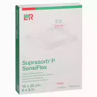 Suprasorb P Sensiflex Border Lite 15x20cm 10 st