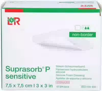 Supraxorb P Sensitive Pu Schaumv Non Bor 7,5 X 7,5 10 stk