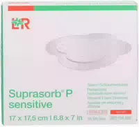 Suprasorb P Sensitive Pu Schaumv Sacr Bor 17x17,5 10 st