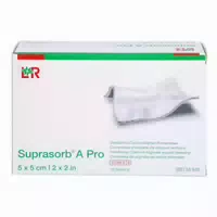 Suprasorb A Pro Calciumalginat Kompressen 5x5 cm 10 Stück