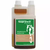 Supravit Bronchialkräuter Pferd 1000ml | Flüssige Kräutermischung Für Pferde Mit 14 Kräutern