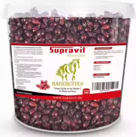 Supravit Hagebutten Pferd Und Ponys | 2kg Eimer Ganze Getrocknete Früchte Ohne Zucker