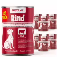 Supravit Hundenassfutter Dosenfutter für Hunde