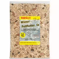 Supravit Sonnenblumenkerne I Vogelfutter I Energiereiches Wildvogelfutter als Streufutter für das Ganze Jahr 2,5 kg